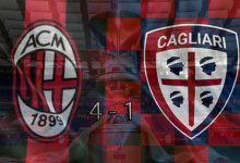 AC Milan Vs Cagliari 4 - 1. Foto: Istimewa