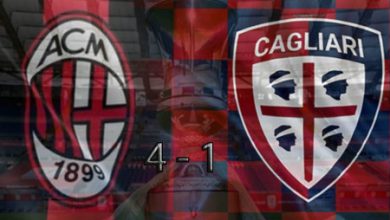 AC Milan Vs Cagliari 4 - 1. Foto: Istimewa
