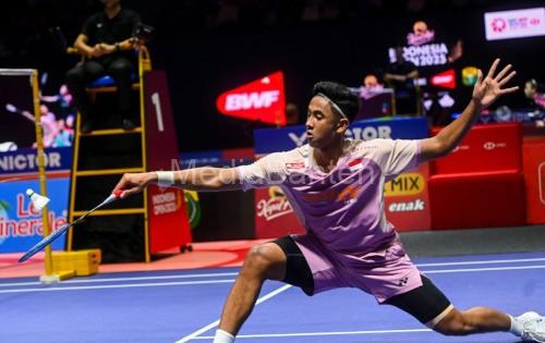 Alwi Farhan, pebulutangkis putra Indonesia. foto: Antara