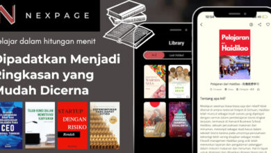 Aplikasi ringkasan buku nonfiksi dari NexPage. Foto: NexPage