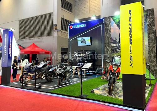 Booth Sepeda Motor Suzuki. Foto: PR Suzuki Indonesia