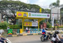 Maxim Indonesia memperbaharui desain halte di sejumlah lokasi di Cilegon. Foto: PR Maxim Indonesia