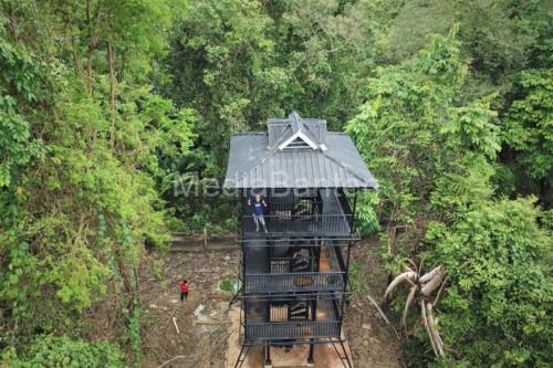 Salah satu fasilitas perawatan Badak Jawa. Foto Antara