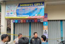 Persitwia pidana curas teaskan agen Brilink di Kota Serang. Foto: Antara