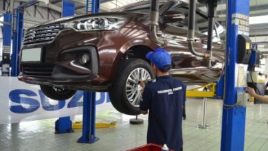 Pelastihan mekanik siswa SMK di Suzuki. Foto Humas Suzuki Indonesia