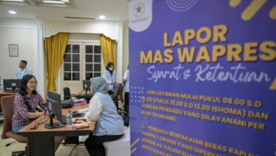 Layanan Lapor Mas Wapres. Foto: Antara