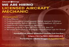 Lowongan kerja teknisi pesawat udara. Foto: Humas Lion Air Group