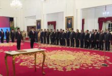 Presiden RI, Jokowi melantikan 2 Menteri Sisa Masa Jabatan. Foto: BPMI Satpres RI