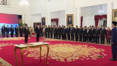 Presiden RI, Jokowi melantikan 2 Menteri Sisa Masa Jabatan. Foto: BPMI Satpres RI