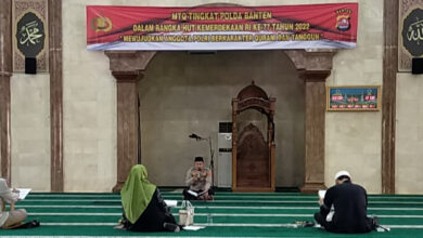 MTQ Tahun 2022 Khusus Anggota Polri di Polda Banten. Foto: Yono