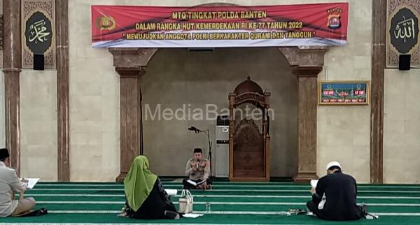 MTQ Tahun 2022 Khusus Anggota Polri di Polda Banten. Foto: Yono