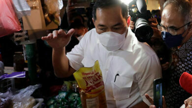 Mendag RI, Muhammad Lutfi sidak ke Pasar Senen, Jakarta Pusat.