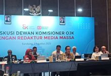 Diskusi Dewan OJK. Foto: Antara