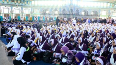 Pelepasan jamaah haji oleh Walikota Tangerang, Nurdin. Foto: Antara