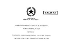 Perpres Taungg Jawab Plaform Digital. Foto: Setkab RI