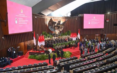 Pelantikan Prabowo Subianto - Gibran Raka Bumi jadi Presiden dan Wakil Presiden RI. Foto: Antara