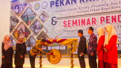 Pembukaan Pekan Raya Biologi di Unri. Foto: Humas PRB Unri