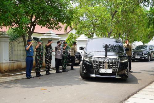 Pengamanan Wakil Presiden RI, Maruf Amin. Foto: Yono