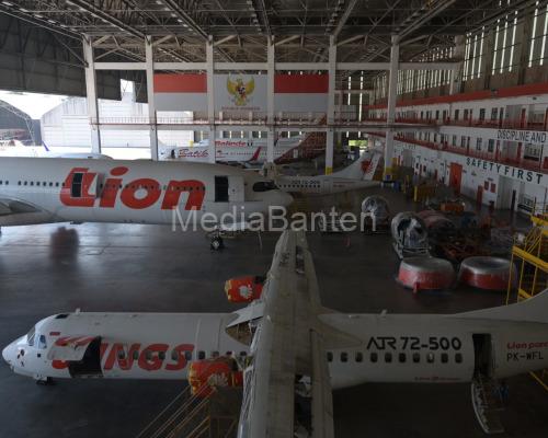 Hanggar perawatan pesawat udara di BAT. Foto: Humas Lion Air Group