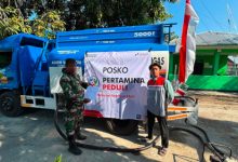 Pasokan BBM untuk pembangkit listrik di NTT paska gempa bumi. Foto Pertamina Patra Niaga