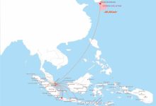 Peta rute peerbangan Lion Air Group - Jeju Air, Korea Selatan. Foto: Humas Lion Air Group