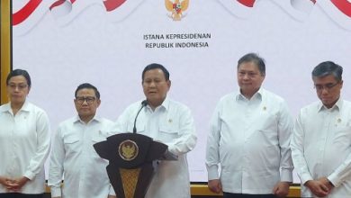 Presiden RI, Prabowo Subianto umumkan upah minimum nasional. Foto: Antara