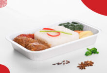 Salah satu menu yang disediakan Lion Air. Foto: Humas Lion Air Group