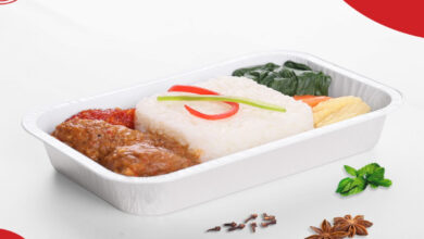 Salah satu menu yang disediakan Lion Air. Foto: Humas Lion Air Group