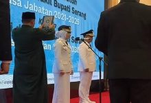 Ratu Zakiyah dan Najib Hamas Resmi Dilantik