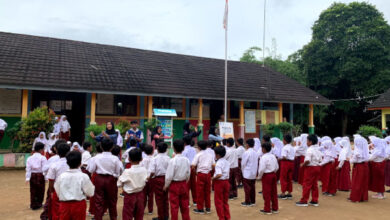 Dongeng kekerasan seksual bagi SDN Wirana Pasir. Foto: Hana Maulida