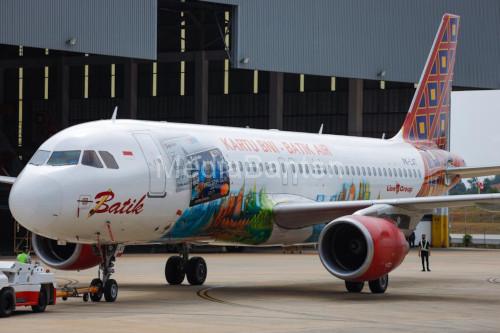 Hasil livery pesawat Batik Air. Foto: