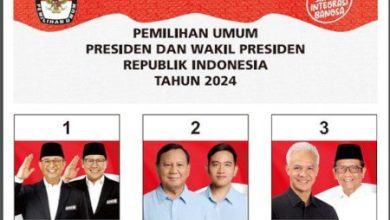 Surat suara Pilpers 2024. Foto: Istimewa