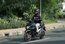 Perlengkapan pengenda sepeda motor Suzuki. Foto PR Suzuki