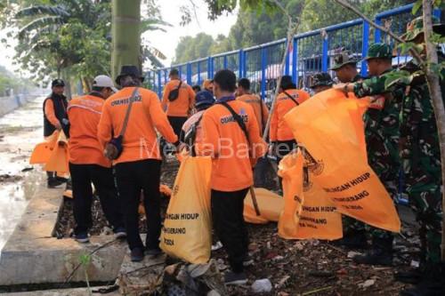 Pemkot Tangerang dan TNI rumuskan penanggulangan banjir. Foto: Antara