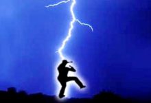 Ilustrasi tewas tersambar petir. Foto Istimewa