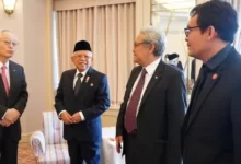 Wapres RI, KH Maruf Amin bertemu Chairman Glico di Jepang. Foto: BPMI WaSatpres RI