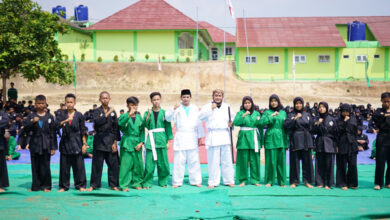 Ponpes Ardaniah Gelar Kenaikan Sabuk Pencak Silat.