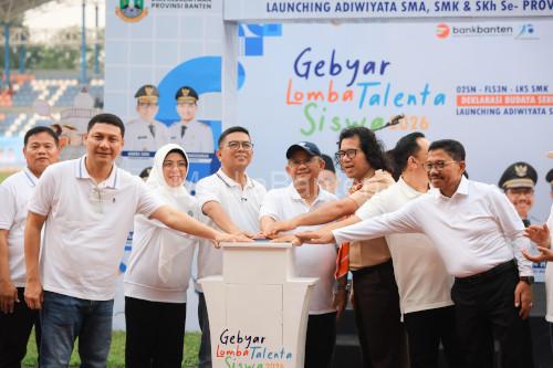 Mendikdasmen Abdul Muti membuka Gebyar Talenta Siswa di Kota Tangerang. Foto Biro Adpim Banten