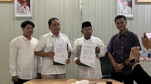 PT ABM, BUMD milik Pemprov Banten berkerkeja sama dengan DKP kelola cadangan pangan pemerintah. Foto Humas PT ABM