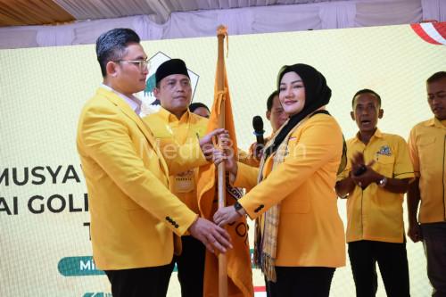 Adde Rosi Khoerunisa, Ketua DPD II Partai Golkar Lebak. Foto: BW Iskandar