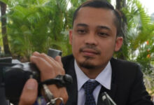 Anri Saputra Situmeang, kuasa hukum Pemdes Talagasari. Foto: Iqbal Kurnia