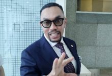 Ahmad Sahroni, anggota Partai Nasdem. Foto: Antara