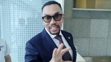 Ahmad Sahroni, anggota Partai Nasdem. Foto: Antara