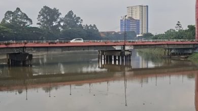 Air Sungai Cisadane yagn jadi bahan baku, layak konsumsi usai tercemar zat kimia. Foto Antara