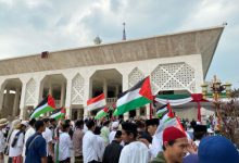 Aksi Save Palestina di Kabupaten Tangerang. Foto: Iqbal Kurnia