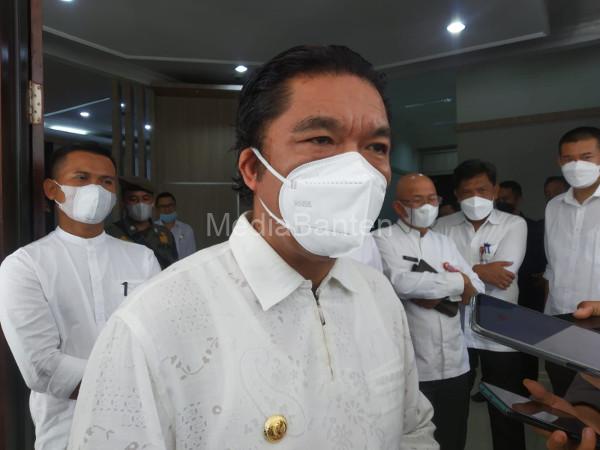 Pj Gubernur Banten dukung tanpa masker di ruang publik sesuai keputusan Presiden. Foto: Biro Adpim Banten