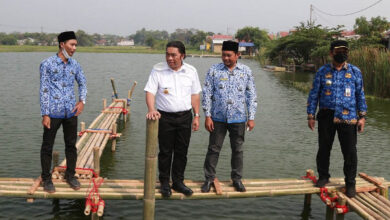 Kunjungan Pj Gubernur Banten, Al Muktabar ke Desa Rajeg, Kabupaten Tangerang. Foto: Biro Adpim Banten