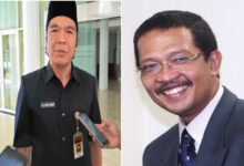 Al Muktabar (Pj Gubernur Banten) dan Moch Tranggono (Pj Sekda Banten). Foto: MediaBanten