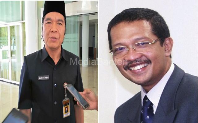 Al Muktabar (Pj Gubernur Banten) dan Moch Tranggono (Pj Sekda Banten). Foto: MediaBanten