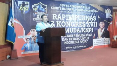 Ali Hanafiah, Ketua Umum DPP KNPI. Foto: Humas DPP KNPI